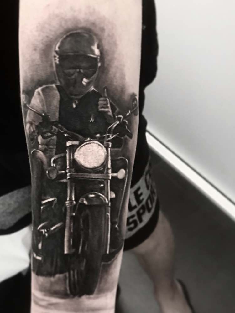 Motorbike Tattoo